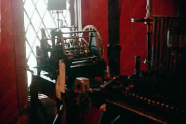 clock and chiming machine